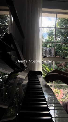 Howl’s Moving Castle Theme - Joe Hisaishi #piano #howlsmovingcastle