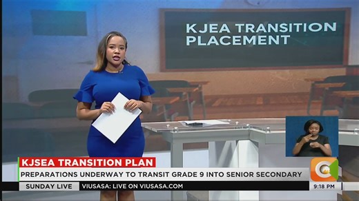 6.1K views · 163 reactions | KJSEA Transition Plan: Preparations underway to transit grade 9 into senior secondary Pioneer class to sit competency-based assessment this month Exam results to guide placement and career pathways #CitizenSundayLive | Citizen TV Kenya | Facebook