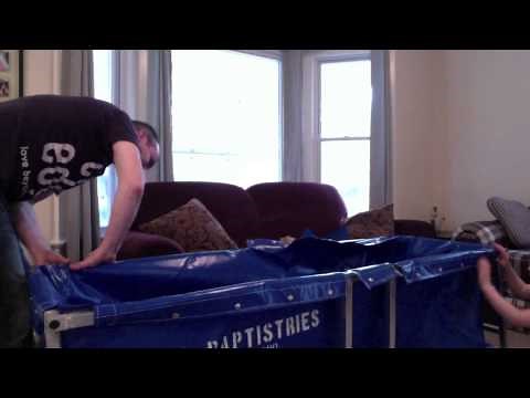 How Hard Is To Setup Our Portable Baptistry?