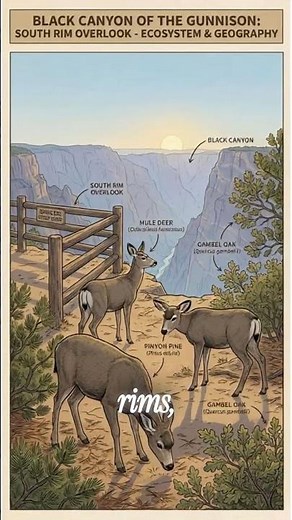 Black Canyon of the Gunnison National Park #nationalparks #travel #nature