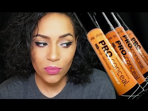 Contour Highlight & Color Correct with LA Girl Pro Concealer