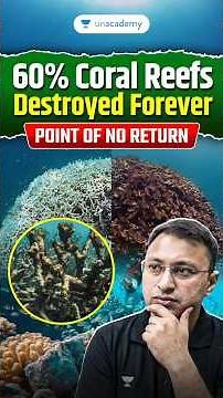 Coral Reef Bleaching UPSC 2026 🔥 4th Mass Event Explained | Environment Current Affairs #shorts
