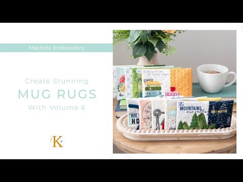 Create Stunning Mug Rugs with Volume 6 - Perfect Last-Minute Gifts & Party Favors!