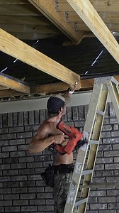 8.9M views · 3.5K reactions | Installing ceiling rafters. | David Daniel Nichols | Facebook