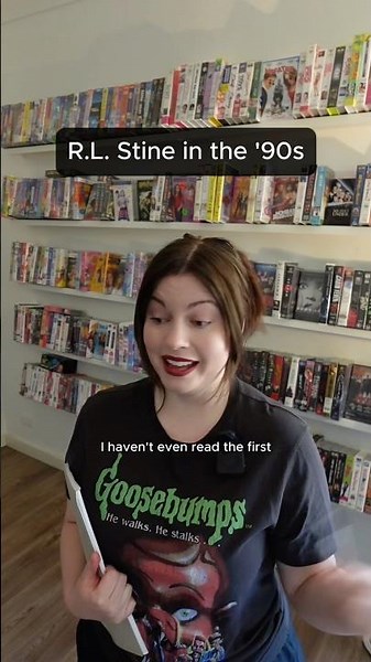 Mind you, Goosebumps is the second-best selling book series in history #goosebumps #rlstine