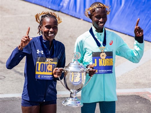 Sharon Lokedi breaks Boston Marathon course record, John Korir joins brother as winner
