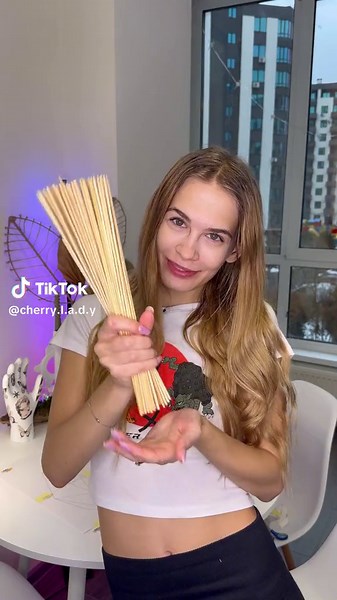 DIY Geometric Heart Craft: Bamboo Stick Tutorial for Home Decor