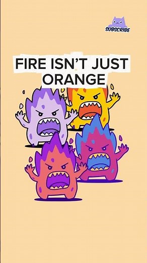 Fire Has More Colors Than You Think #fact #animation
