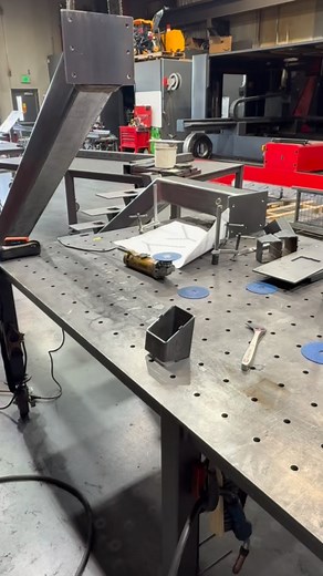 3.2K views · 813 reactions | We used our tube laser to cut tabs and slots on our stringer, treads, and risers to help with location and alignment. We try to hide as many welds as possible when we’re doing these monorails. #monorail #stairs #staircases #welding #fabrication #manufacturing #fabricator #lasercutting | TRAT FAB | Facebook