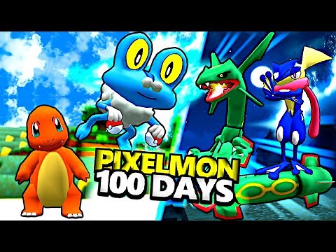 We Livestreamed 100 Days of Pixelmon (Pokémon in Minecraft)