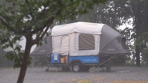 Car Camping in heavy rain | Cozy Night with the sound of rain | Camping Videos