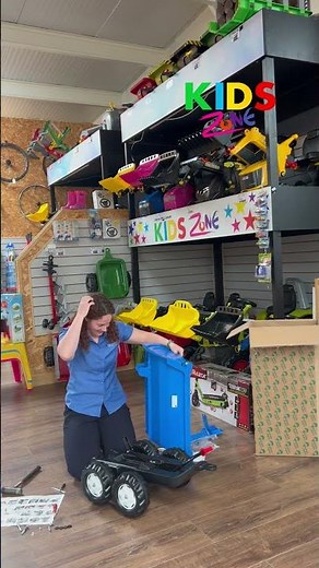 Check out this video of a Rolly toy trailer assembly!