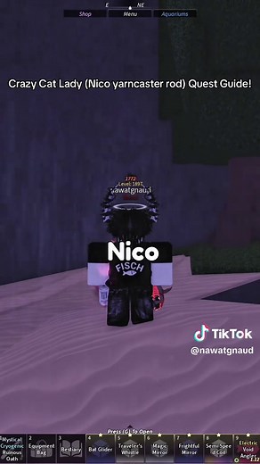 Crazy Cat Lady Fisch Quest Guide in Roblox