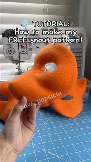 Tutorial: Snout Pattern ❄️🐾🌟 #theriangear #therianmask #therian #frostyfurs #maskmaking #furry