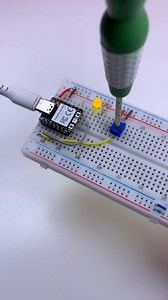 LED brightness control with Seeed Studio XIAO RP2040 | Upload Ideas with Itamar