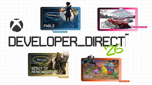 Xbox Developer_Direct 2026 : tout ce qui a été dévoilé, y compris la nouvelle surprise signée Double Fine - Xbox Wire en Francais