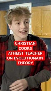 Christian Student COOKS Atheist Teacher on EVOLUTIONARY THEORY 🔥 #youtubeshorts #shorts #ytshorts