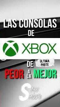 XBOX CONSOLES RANKED FROM WORST TO BEST! (Final Part) #xbox #xboxlatam #videogames #viral #shorts