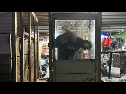 Building ice shack (part 1)