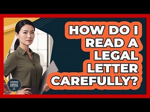 How Do I Read A Legal Letter Carefully?