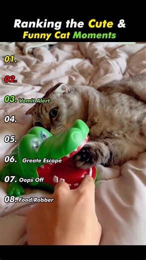 Who’s the Cutest & Funniest Cat? 😹 | Ranking the Funniest Cat Moments #shots