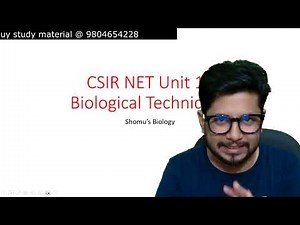 CSIR NET life science unit 13 | Methods in biology csir net | csir net analytical problems