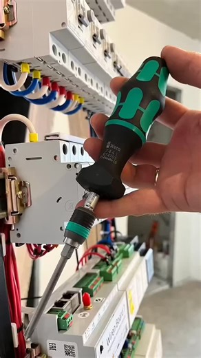 Fact Fusion Day on Instagram: "Wiring Magic: Electrical Panel Install! The Perfect Crimp: Electrical Work Quick & Clean Panel Wiring Satisfying Electrical Connections How to Crimp Wires on a Circuit Breaker Installing a New DIN Rail Breaker (EATON) Pro Tip: Ferrule Crimping for Clean Wiring #ElectricianLife #ElectricalWork #WiringDiagram #PanelBoard #Ferrule #Crimping #Wera #ToolTips #ProTips Shorts Specific,#YouTubeShorts #ShortsVideo #Satisfying"