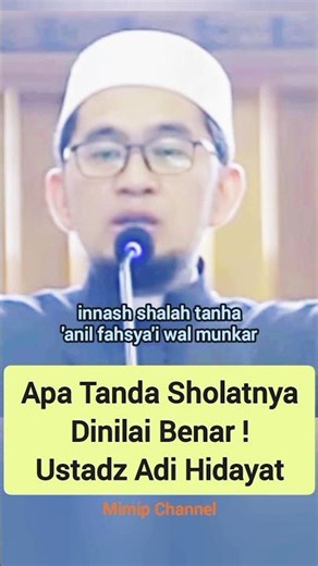 Ustadz Adi Hidayat - prayer signs #ustadzadihidayat #latest ustadzadihidayat #uah #islamicshorts