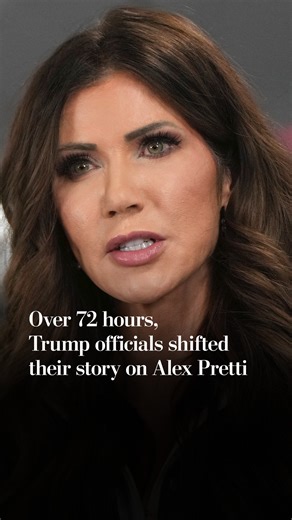 In the 72 hours following Alex Pretti's death, the Trump administration repeatedly shifted its story on the shooting, even as multiple angles of video footage from the shooting emerged. https://wapo.st/46jR2pb | Washington Post