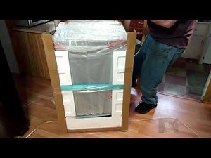 GE Portable Dishwasher Model GPT225SGLBB Unboxing And Setup