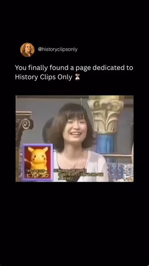 History Clips Only | Since 1997, Pikachu’s iconic voice has defined the Pokémon franchise worldwide, becoming one of animation history’s most recognizable... | Instagram
