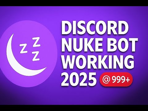 FASTEST NUKE BOT DISCORD 2025 | WORKS 24/7 | CUSTOMIZABLE