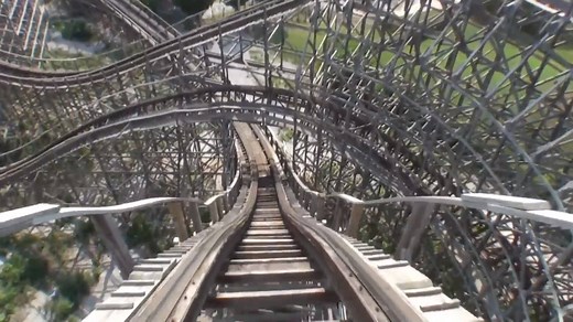 788K views · 55 reactions | Rampage at Alabama Splash Adventure is an intense but awesome wooden roller coaster! Do you have a favorite wood coaster? | Theme Park Review | Facebook