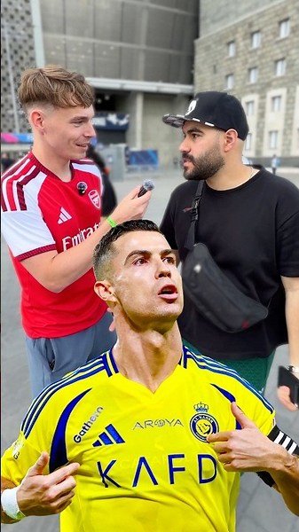 Can I Find A Ronaldo Fan At The Champions League Final? 😳🐐