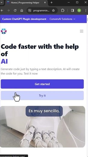 programa con Inteligencia Artificial