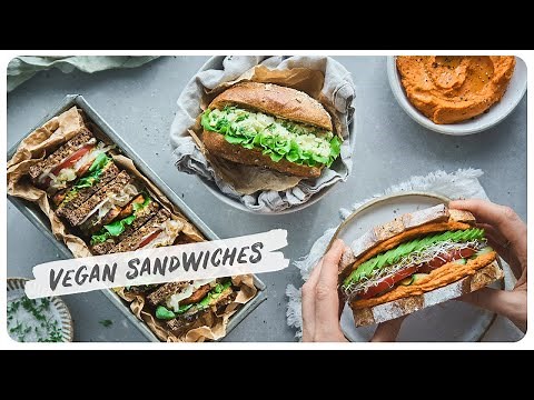 3 Delicious Vegan Sandwiches | Easy and Healthy