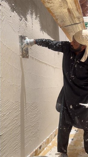 Modern Living Room Wall Texture Smooth Finish | Step by Step #paintproject #woodpaints