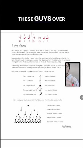 Music Note Values Explained: 8th Notes! #shorts