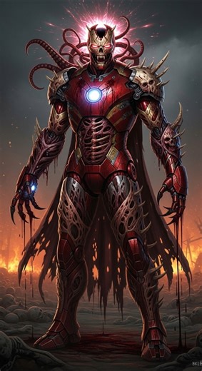 Marvel Heroes DARK Transformation | Iron Man, Thor & Captain America Horror Version | AI Art #shorts