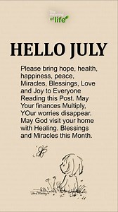 Hello July | The meaning of life