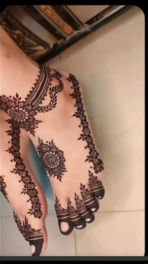 beautiful tikka legs mehndi designs 😘# short 💙# trending shorts # viral shorts 💙