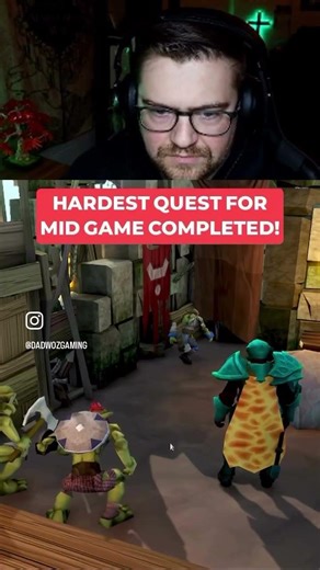 Beat One of RuneScape’s “Hardest” Quests 😤 #Shorts #RuneScape #FunnyGaming #GamingShorts #MMORPG