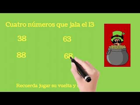 Cuatro números que jala el 13