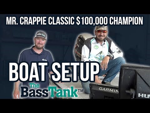 Mr. Crappie $100,000 Champion Boat Setup with a TWIST