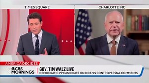 331K views · 3K reactions | Flashback to when Tim Walz is confronted on his comments comparing a Trump rally to a Nazi rally. “Does that undercut this closing message of unity from your campaign?” WALZ: “No.” | Breaking Battlegrounds | Facebook