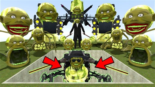 The Giant Pit With New Lin Gang Melon Family In Garry's Mod ! #Brainrot #garrys_mod #gmod #skibiditoiletmultiverse | Piyush Gaming