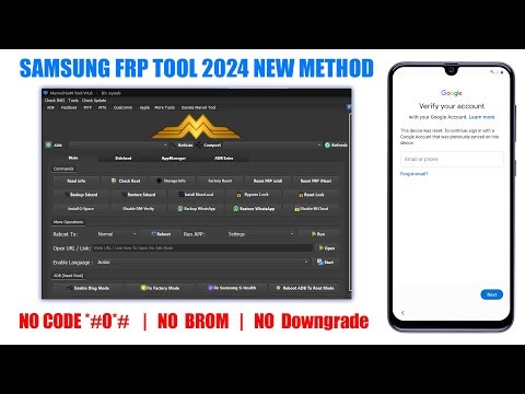 Finally-No *#0*# All Samsung FRP Bypass 2024 Adb Enable Fail Android 13 14 One Click New Tool