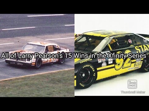 All of Larry Pearson's 15 Wins in the Xfinity Series