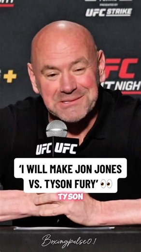 Dana White Wants Fury vs Jon Jones in the Octagon! 😳 #FuryVsJones #mma #boxing #danawhite