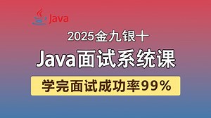 2025Java面试系统课程，2天就能学完，让你面试少走99%的弯路【通俗易懂，附100w字面试宝典 | 保姆级别教程】面试突击丨简历优化丨项目优化